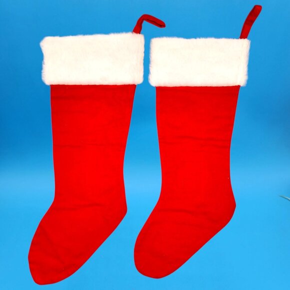 Vintage 1960s Felt Stockings Angel Snowman Wreath Faux Fur Sequins Beads Set - Picture 10 of 10